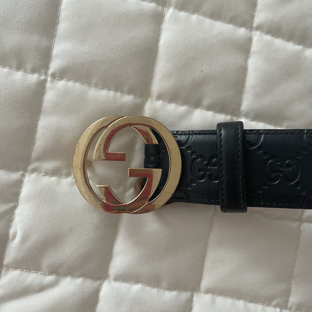 Gucci Signature Leather Belt